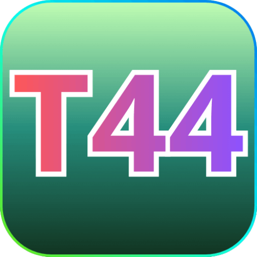 Imagem promocional da T44 mostrando a plataforma e suas vantagens